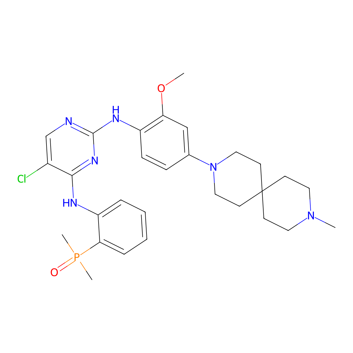 Iruplinalkib molecular structure, CAS 1854943-32-0