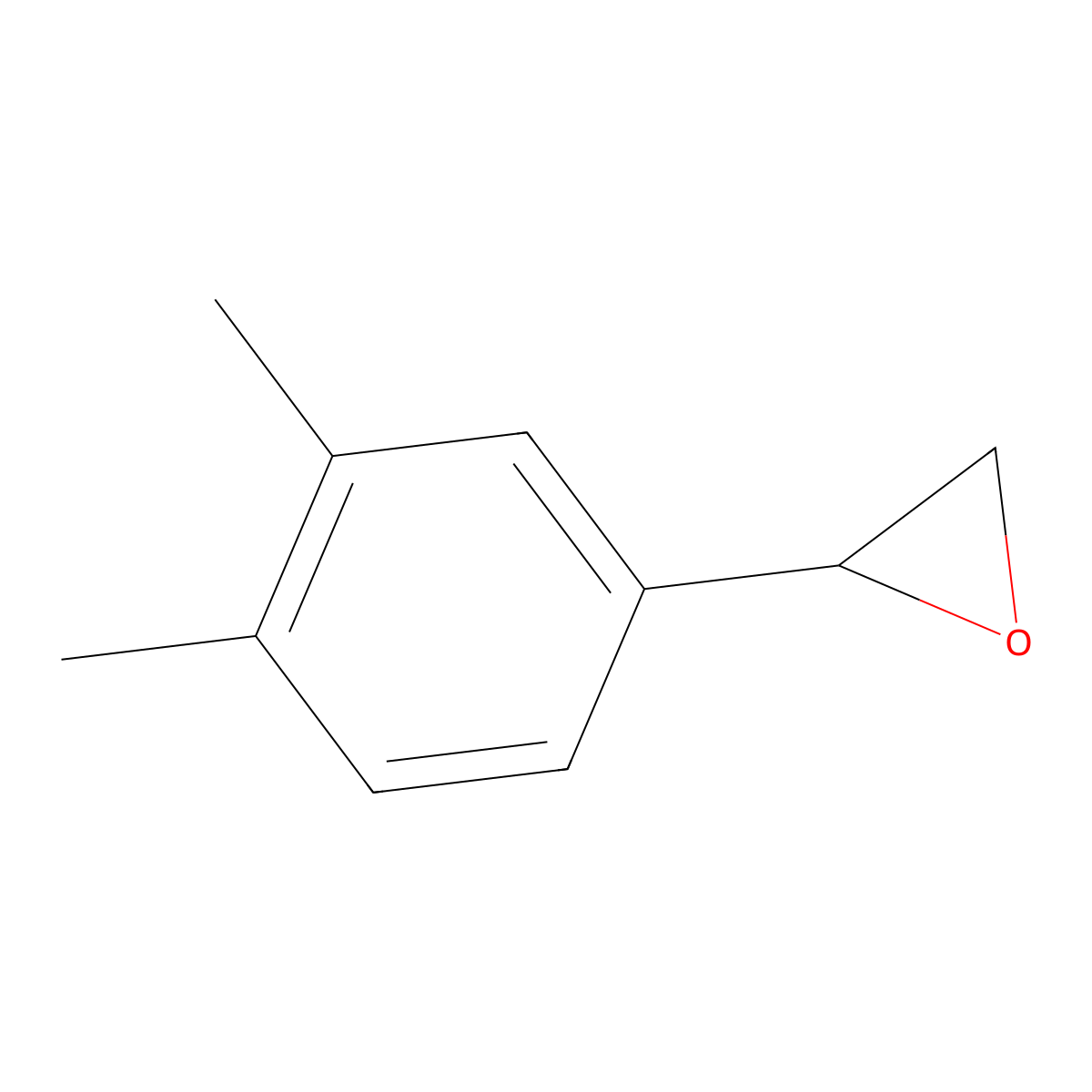 3,4-Dimethylstyrene oxide molecular structure, CAS 1855-36-3