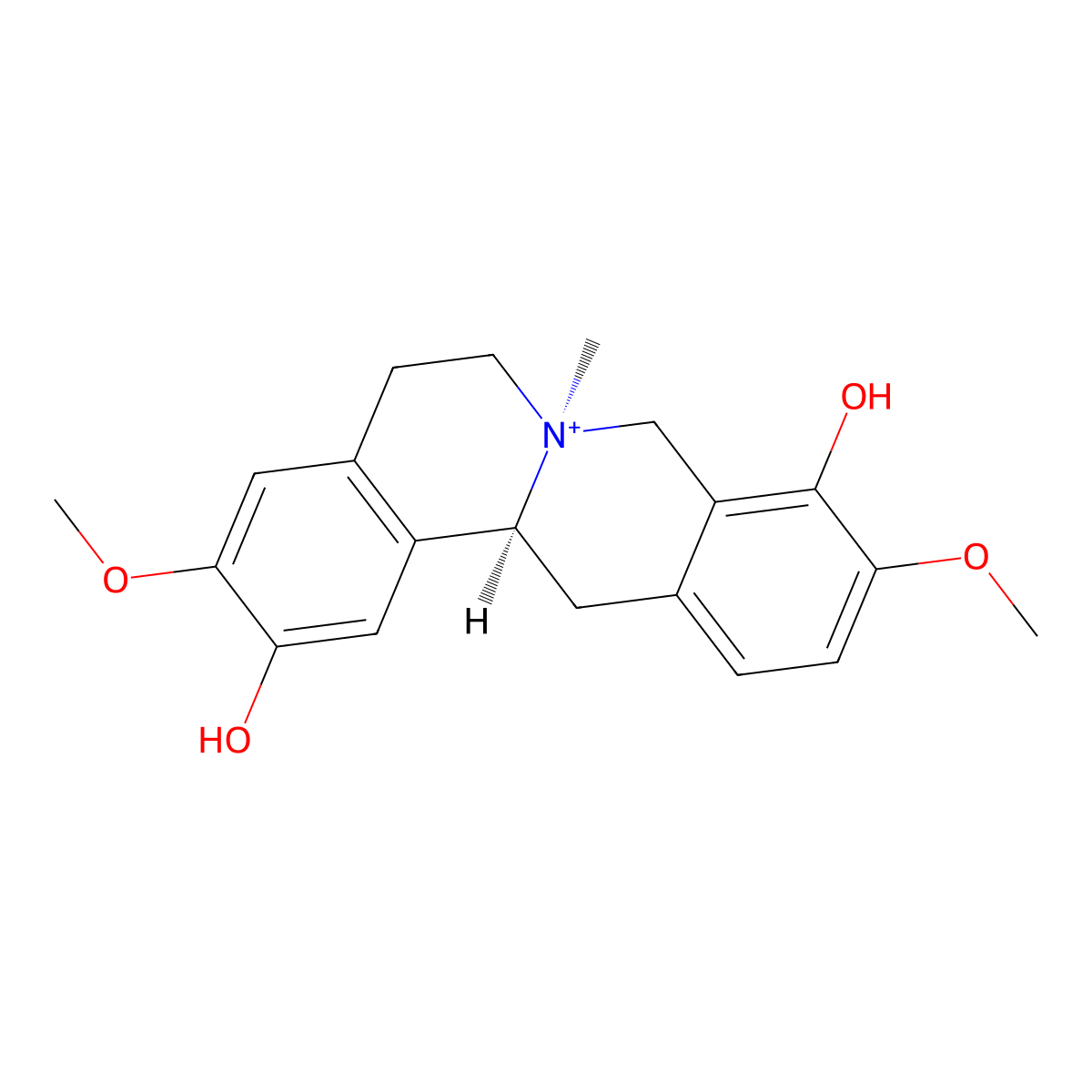 Cyclanoline molecular structure, CAS 18556-27-9