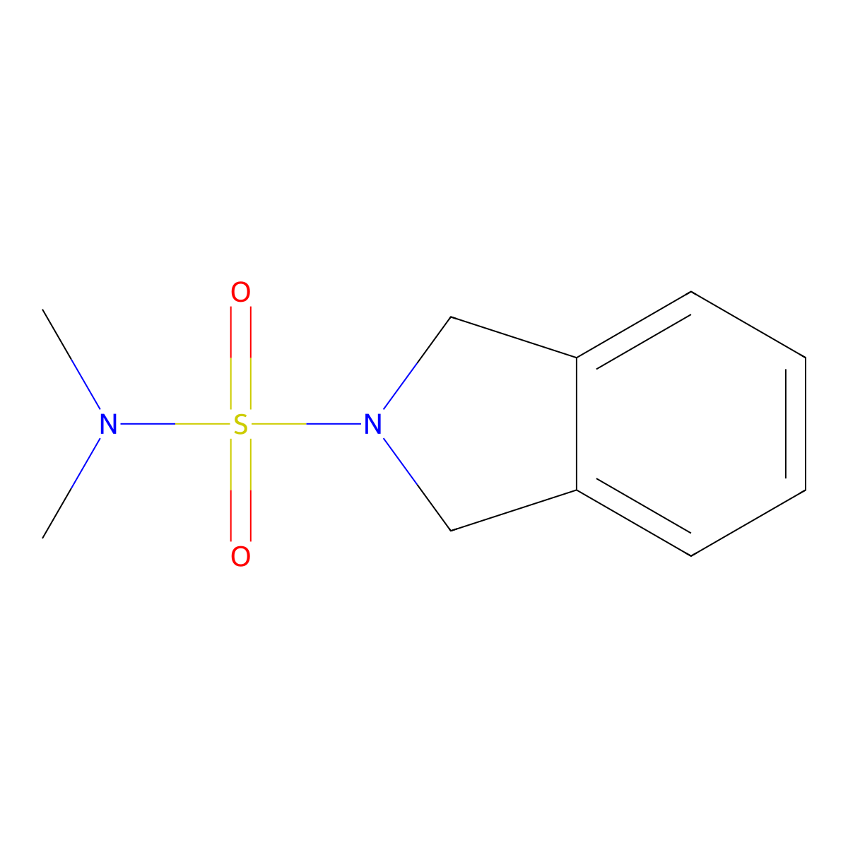 N,N-dimethyl-2,3-dihydro-1H-isoindole-2-sulfonamide molecular structure, CAS 1855640-65-1