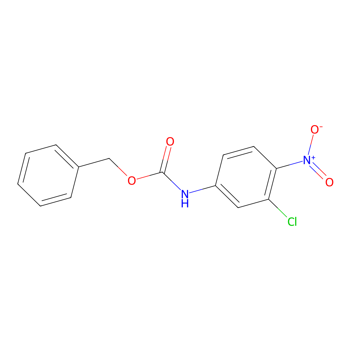 benzyl N-(3-chloro-4-nitrophenyl)carbamate molecular structure, CAS 1855680-21-5