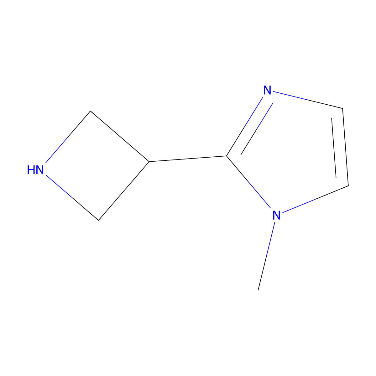 2-(Azetidin-3-yl)-1-methyl-1h-imidazole molecular structure, CAS 1855758-22-3