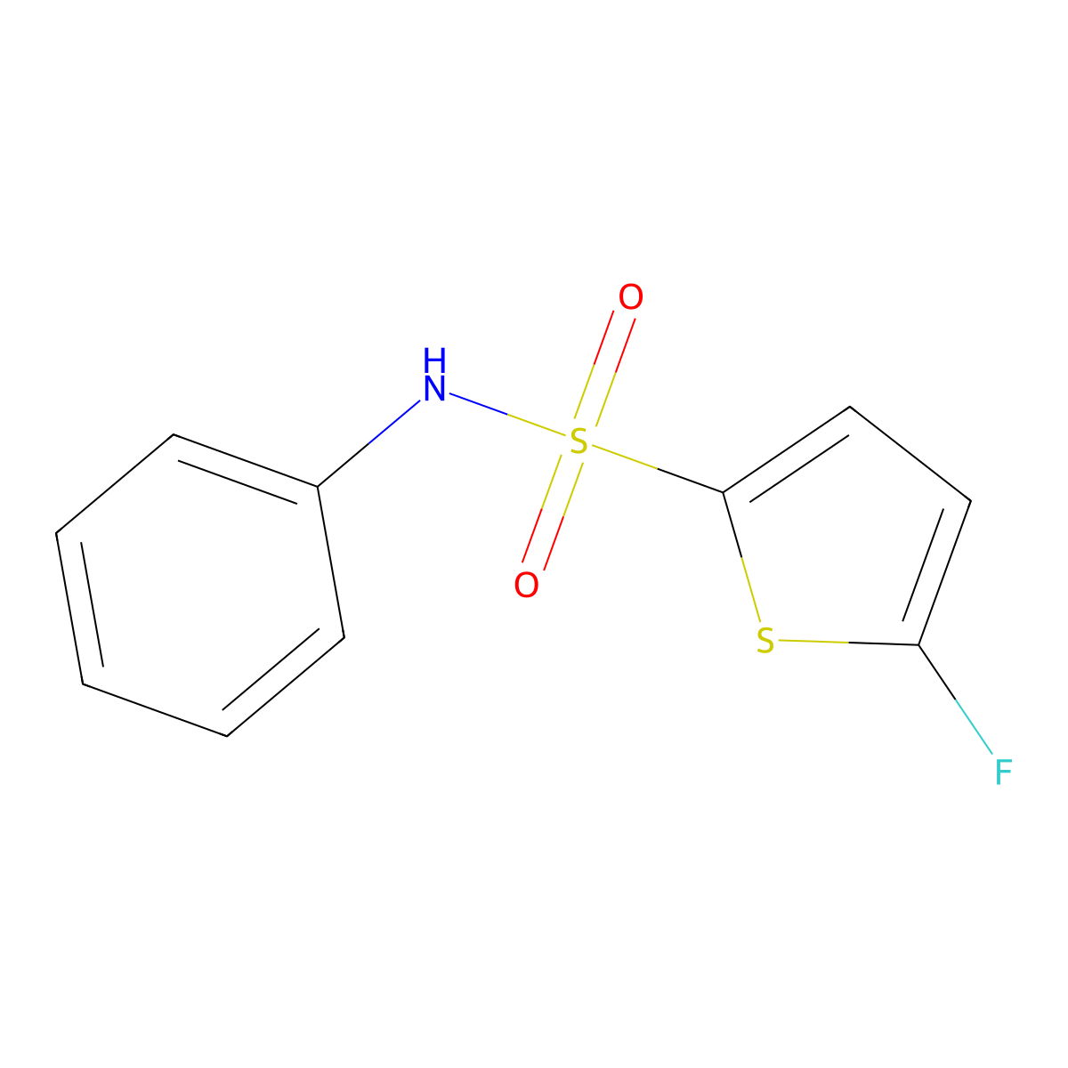 5-Fluoro-N-phenylthiophene-2-sulfonamide molecular structure, CAS 1855890-90-2