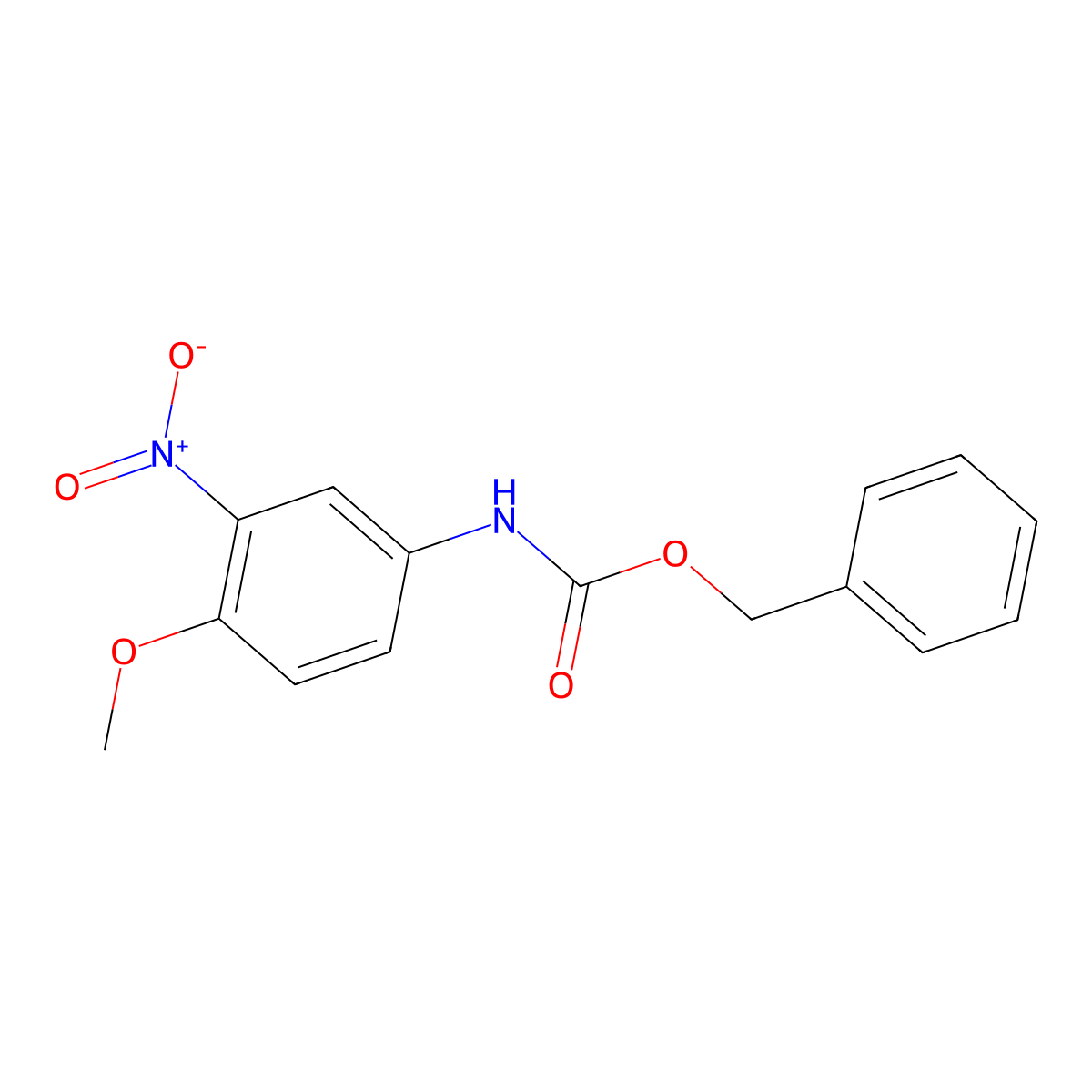 benzyl N-(4-methoxy-3-nitrophenyl)carbamate molecular structure, CAS 1856461-30-7
