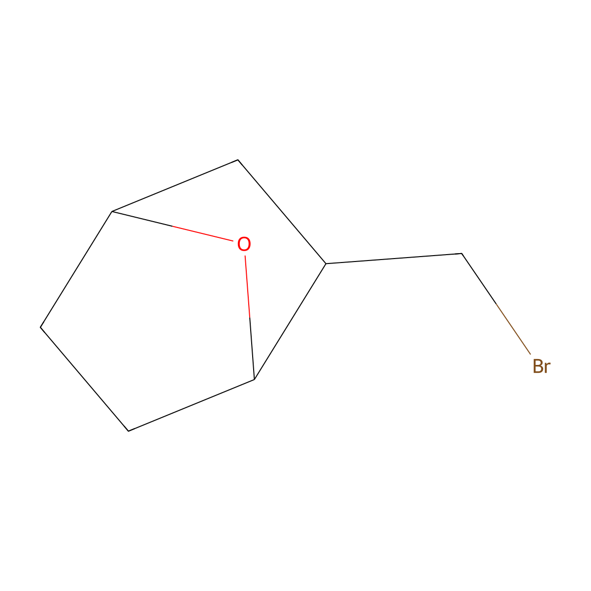 2-(Bromomethyl)-7-oxabicyclo(2.2.1)heptane molecular structure, CAS 1856583-78-2
