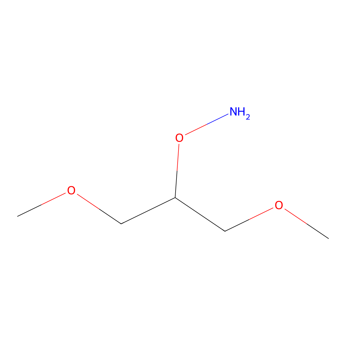 O-(1,3-Dimethoxypropan-2-yl)hydroxylamine molecular structure, CAS 1856733-36-2