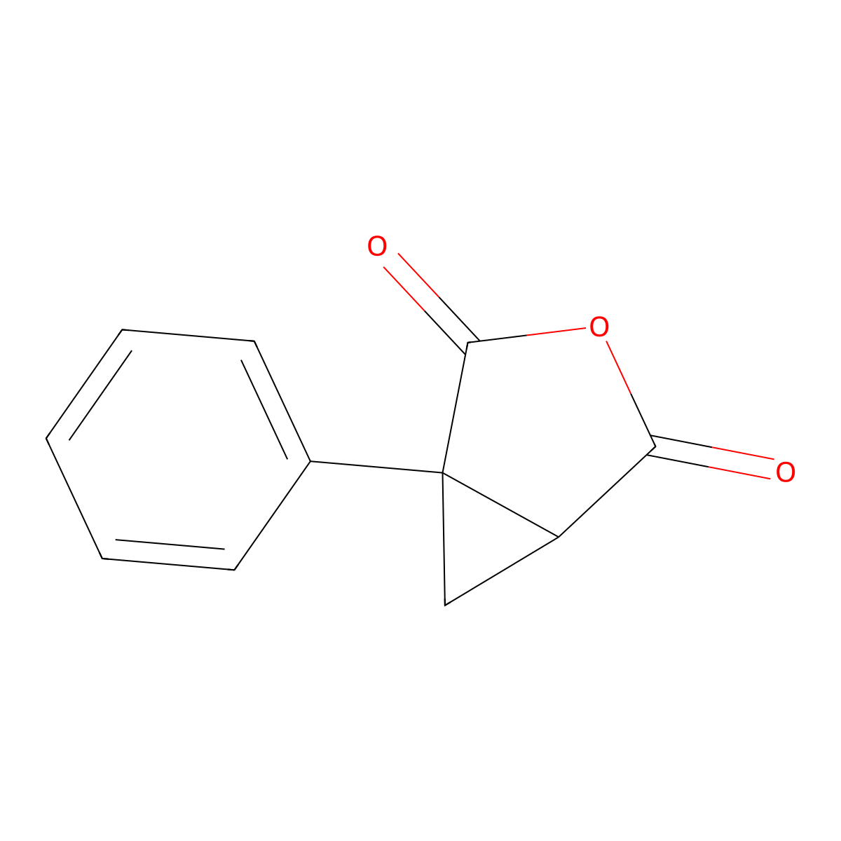 (1R)-1-Phenyl-3-oxabicyclo[3.1.0]hexane-2,4-dione molecular structure, CAS 185683-71-0