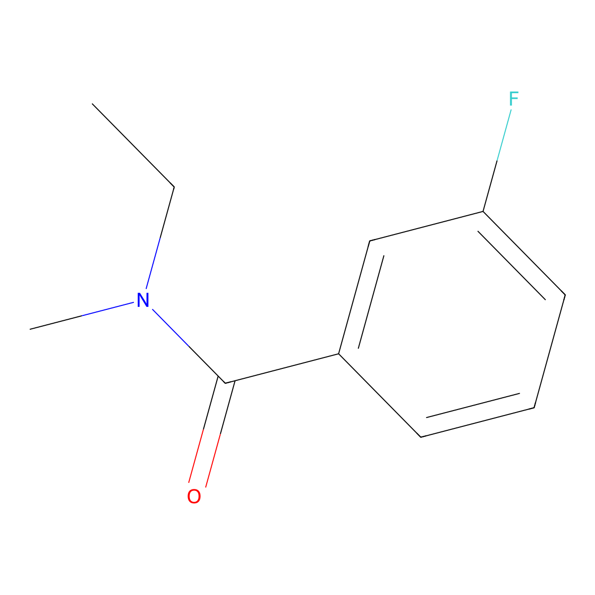 N-Ethyl-3-fluoro-N-methylbenzamide molecular structure, CAS 1856913-79-5