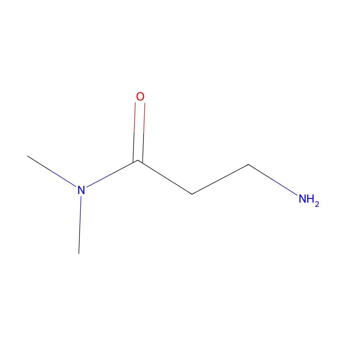N,N-Dimethyl-beta-alaninamide molecular structure, CAS 1857-18-7