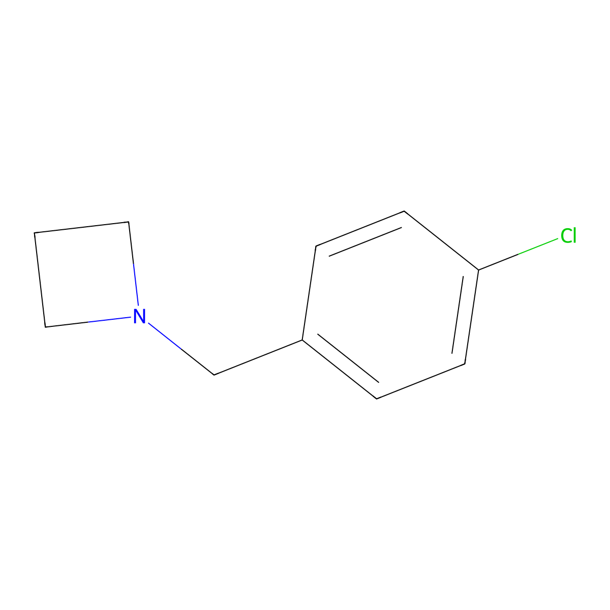1-(4-Chlorobenzyl)azetidine molecular structure, CAS 1857220-40-6