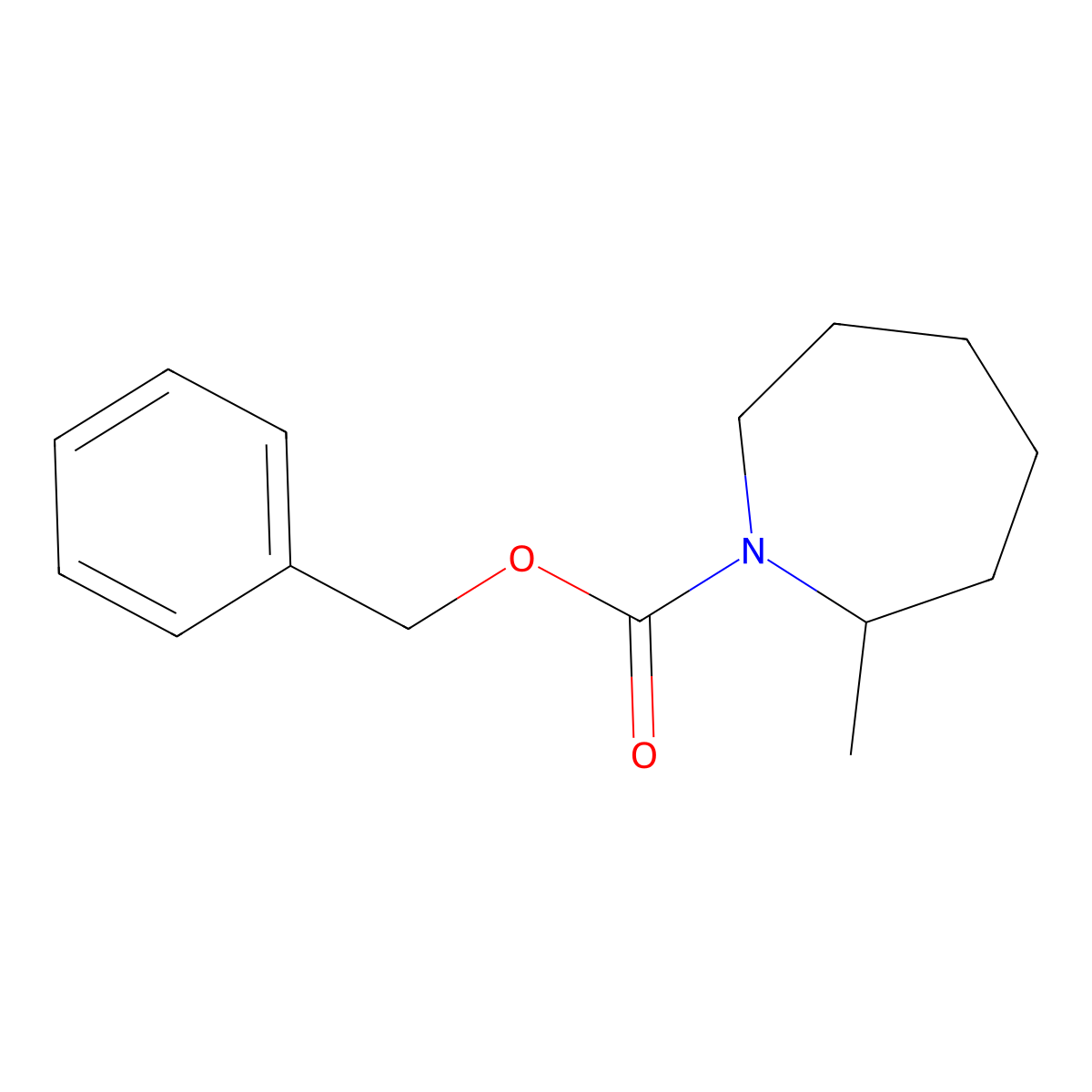 Benzyl 2-methylazepane-1-carboxylate molecular structure, CAS 1857523-19-3