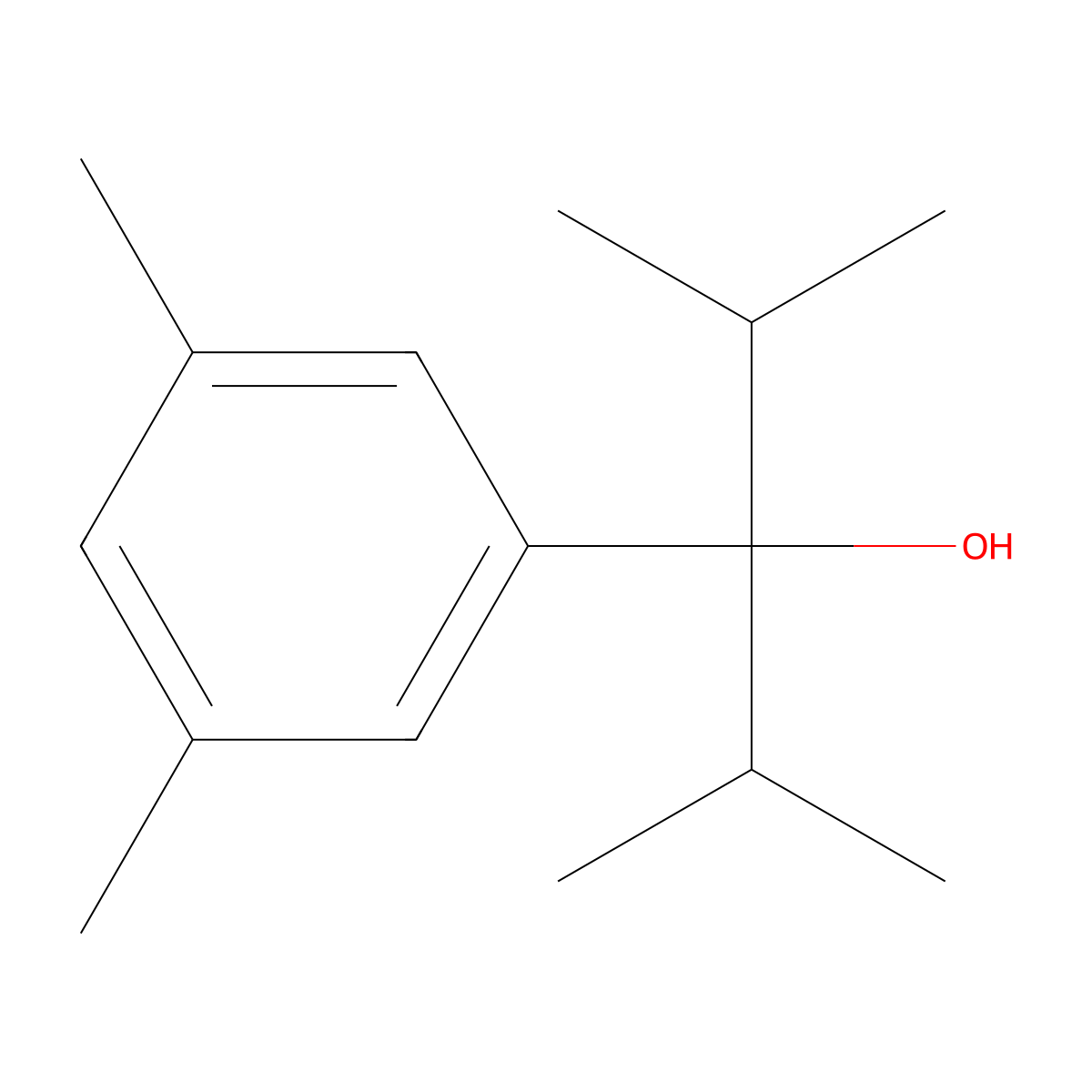 3,5-Dimethyl-alpha,alpha-bis(1-methylethyl)benZenemethanol molecular structure, CAS 1857579-33-9