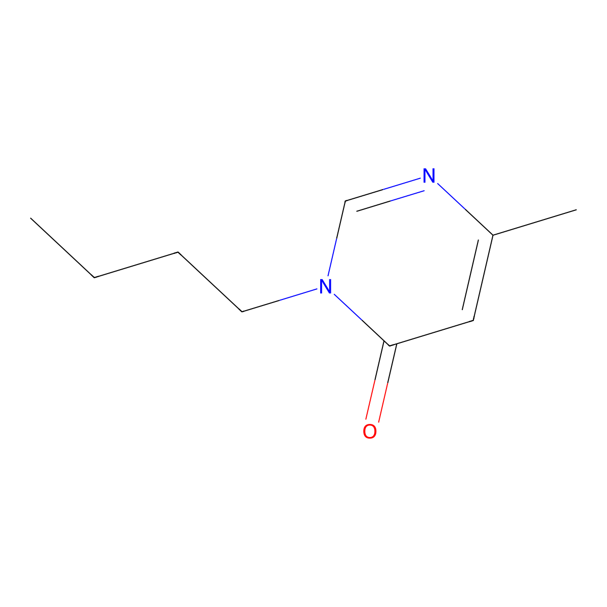 3-Butyl-6-methyl-3,4-dihydropyrimidin-4-one molecular structure, CAS 1857778-01-8