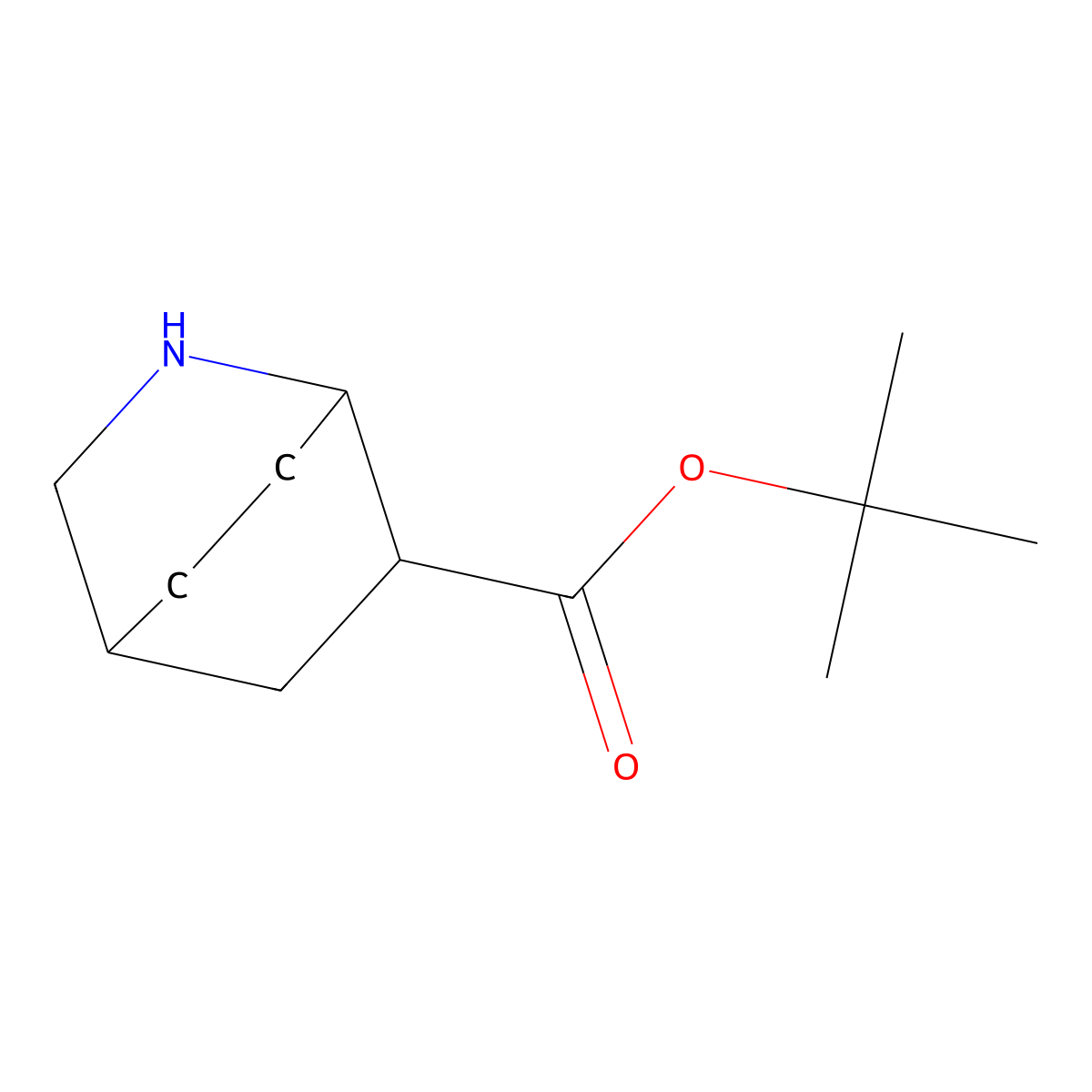 Tert-butyl 2-azabicyclo[2.2.2]octane-6-carboxylate molecular structure, CAS 1857791-34-4