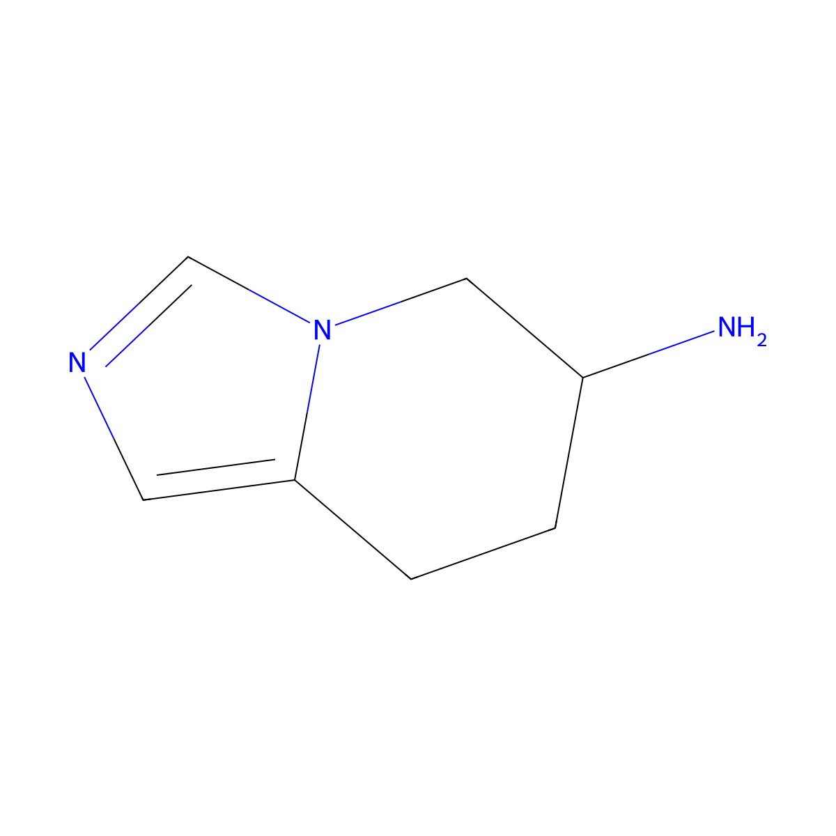 5H,6H,7H,8H-imidazo[1,5-a]pyridin-6-amine molecular structure, CAS 185796-62-7