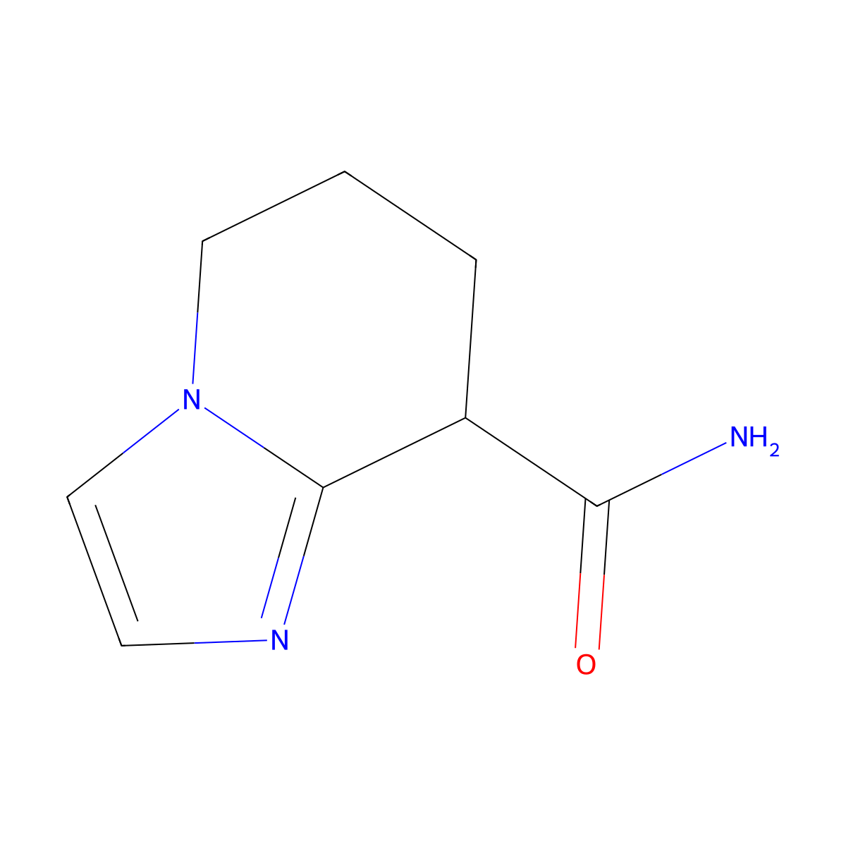 5H,6H,7H,8H-imidazo[1,2-a]pyridine-8-carboxamide molecular structure, CAS 185797-36-8