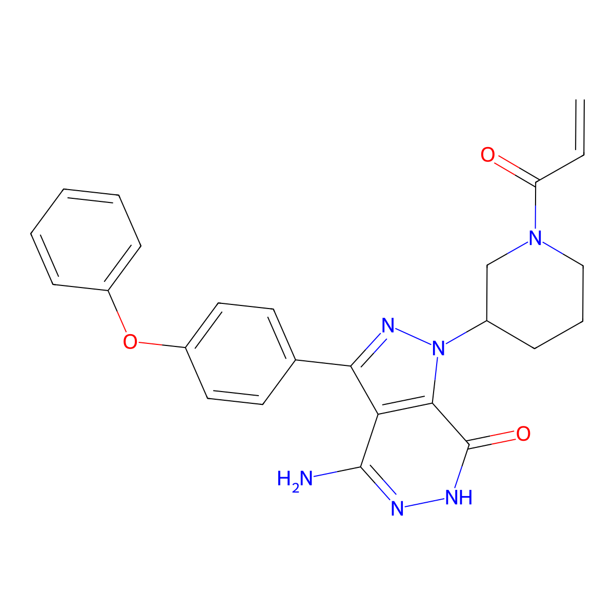 BTK inhibitor 17 molecular structure, CAS 1858206-76-4