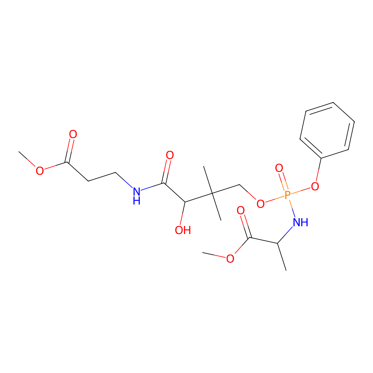 Fosmetpantotenate molecular structure, CAS 1858268-66-2