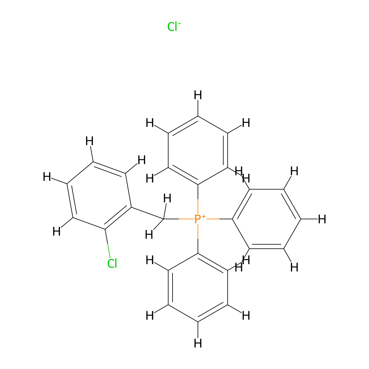 (2-Chlorobenzyl)triphenylphosphonium Chloride molecular structure, CAS 18583-55-6