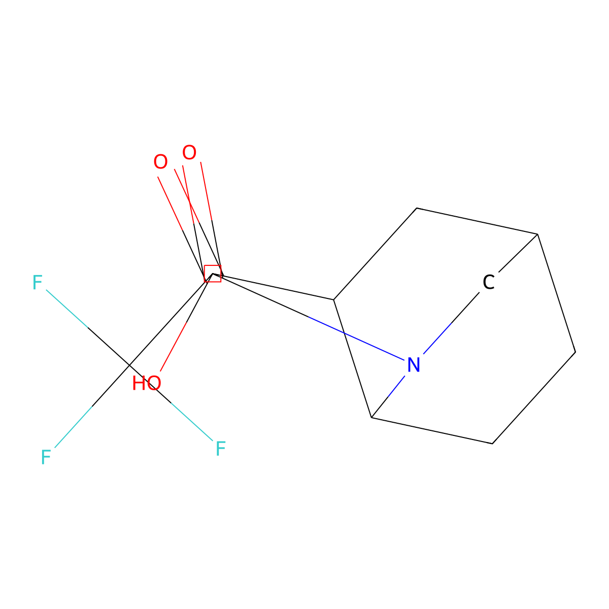 2-(Trifluoroacetyl)-2-azabicyclo[2.2.2]octane-6-carboxylic acid molecular structure, CAS 1858408-84-0