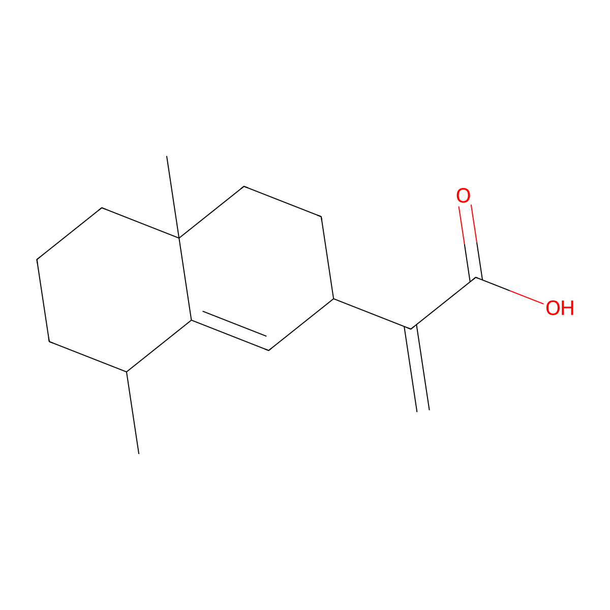 Pterodontic acid molecular structure, CAS 185845-89-0