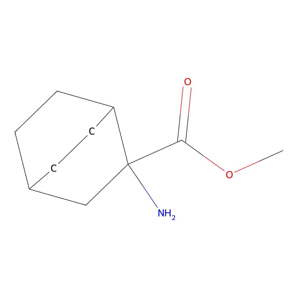 Methyl 2-aminobicyclo[2.2.2]octane-2-carboxylate molecular structure, CAS 1858782-17-8