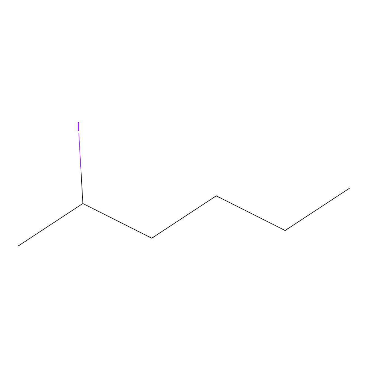 2-Iodohexane molecular structure, CAS 18589-27-0