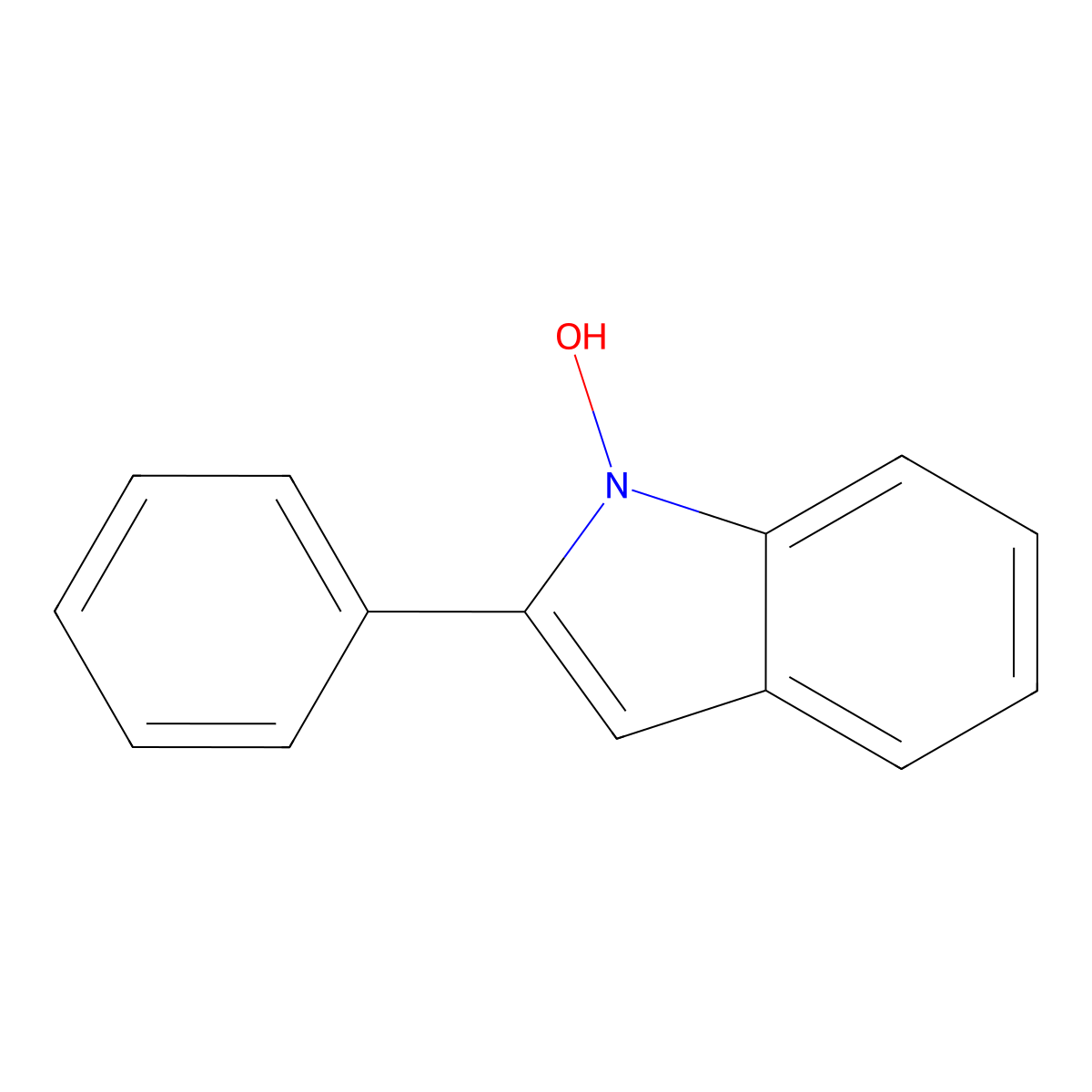 N-Hydroxy-2-phenylindole molecular structure, CAS 1859-39-8