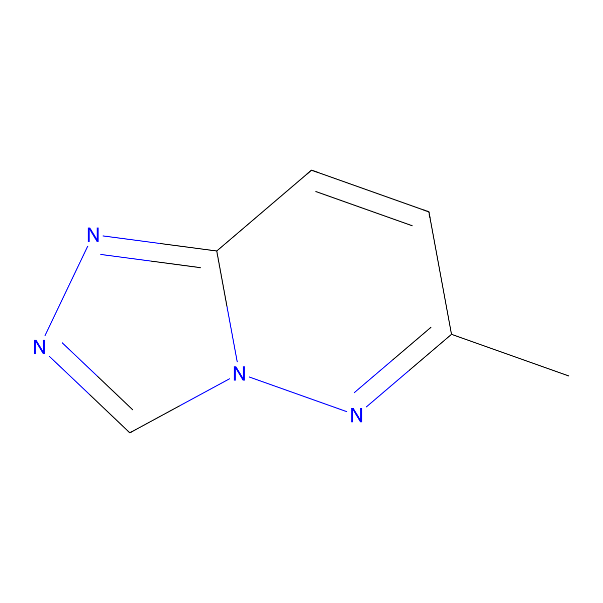 6-Methyl-[1,2,4]triazolo[4,3-b]pyridazine molecular structure, CAS 18591-78-1
