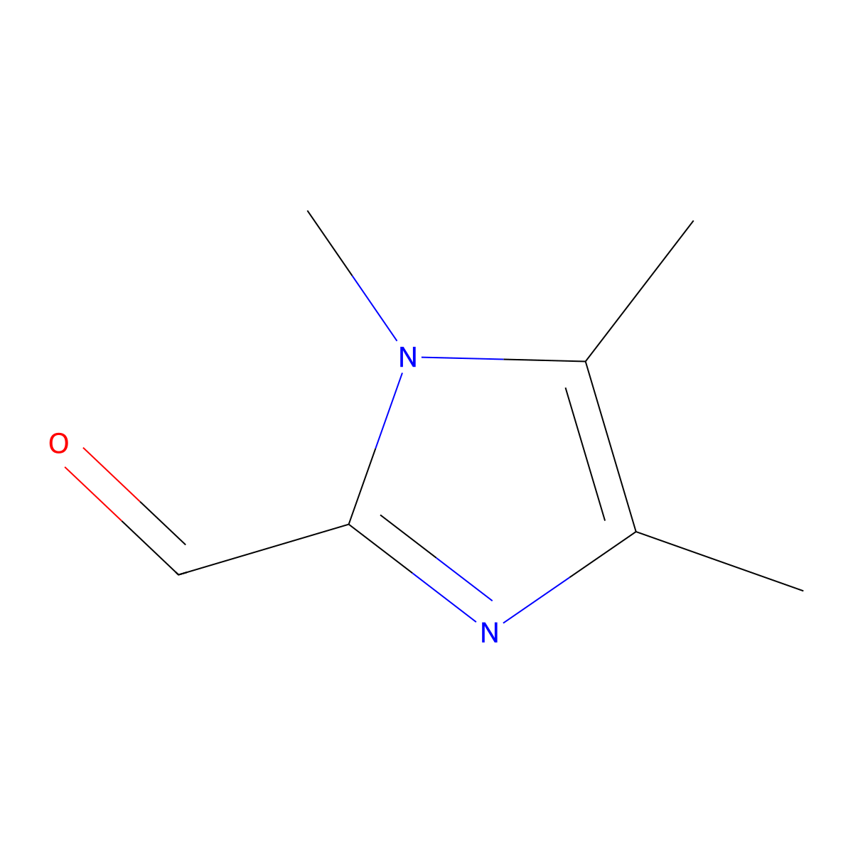 1,4,5-Trimethyl-1H-imidazole-2-carbaldehyde molecular structure, CAS 185910-12-7