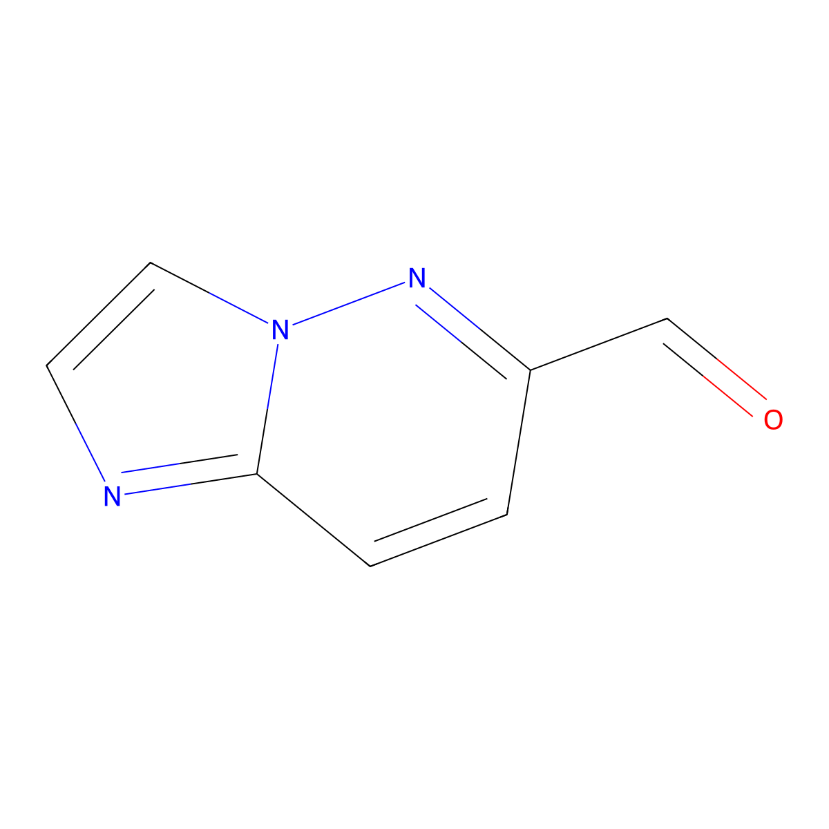 Imidazo[1,2-B]pyridazine-6-carbaldehyde molecular structure, CAS 185910-99-0
