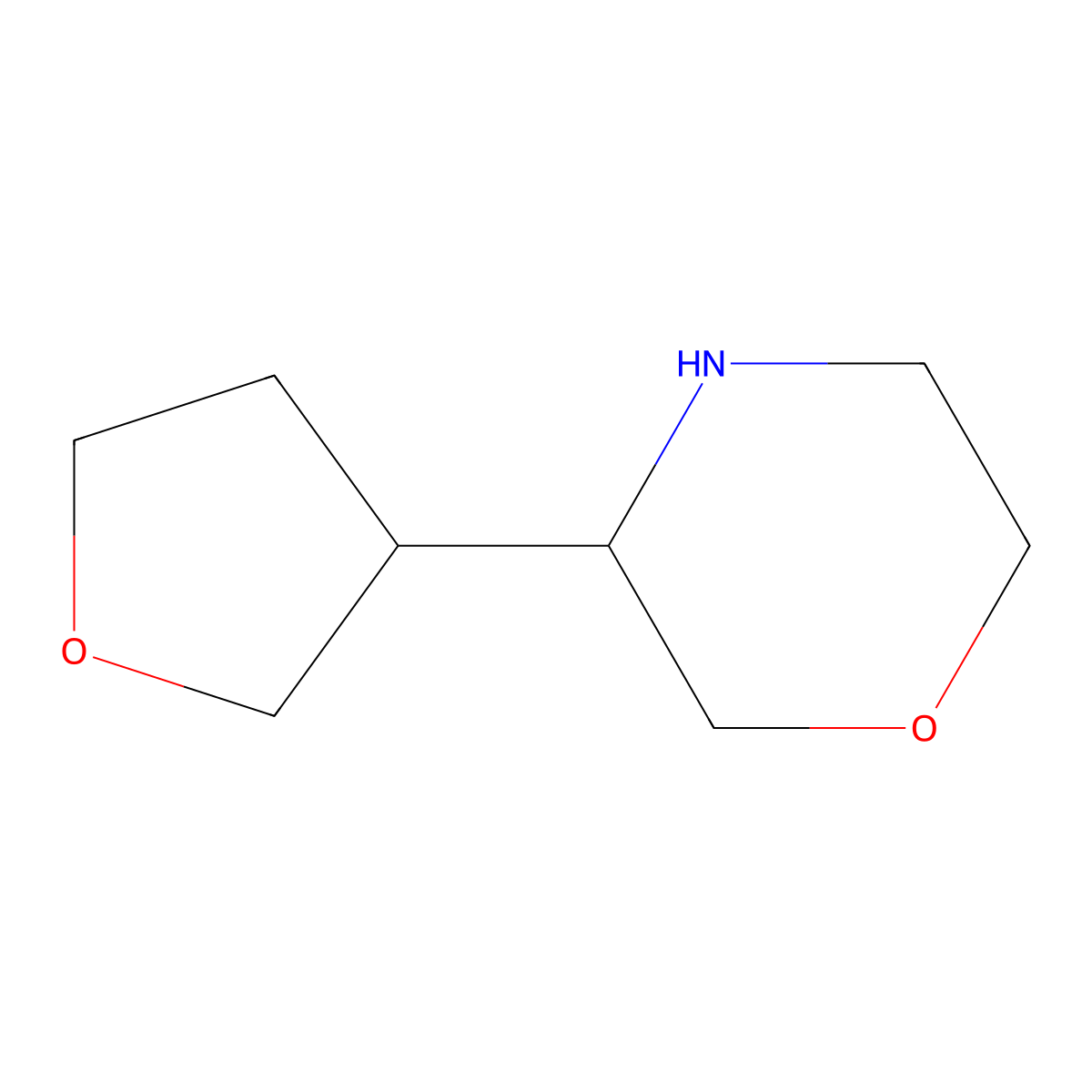3-(Oxolan-3-yl)morpholine molecular structure, CAS 1859200-67-1