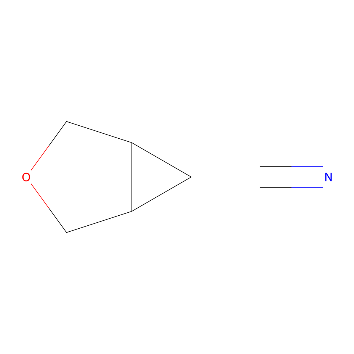 3-Oxabicyclo[3.1.0]hexane-6-carbonitrile molecular structure, CAS 1859482-43-1