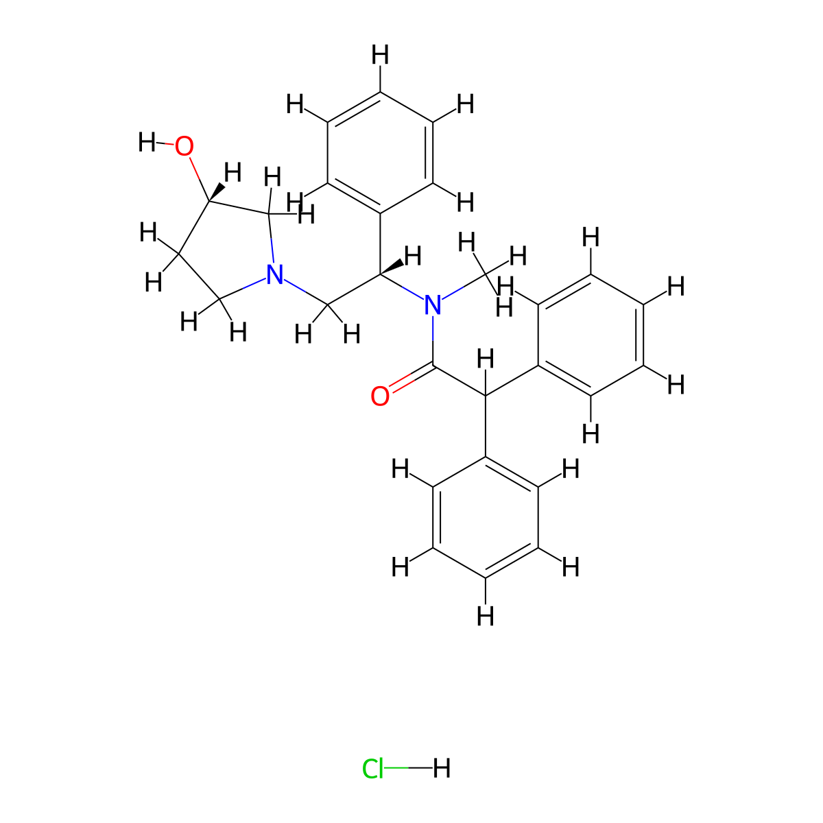 Asimadoline hydrochloride molecular structure, CAS 185951-07-9