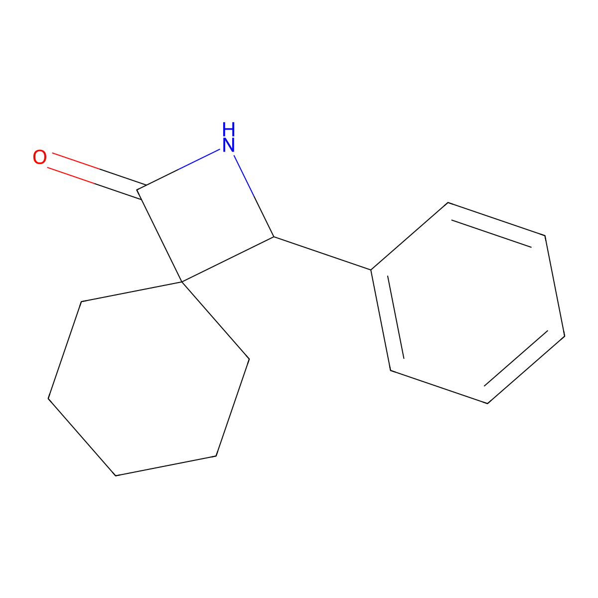 3-Phenyl-2-azaspiro(3.5)nonan-1-one molecular structure, CAS 1859536-42-7