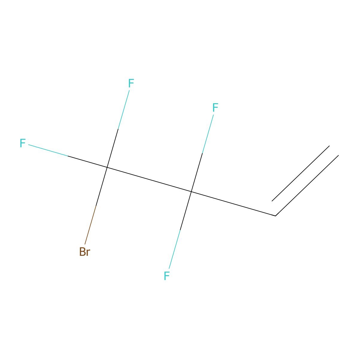 4-Bromo-3,3,4,4-tetrafluoro-1-butene molecular structure, CAS 18599-22-9