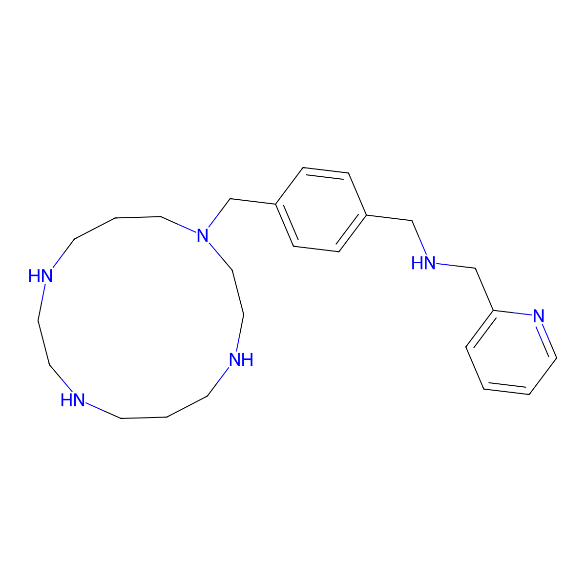 Amd-8664 molecular structure, CAS 185991-24-6
