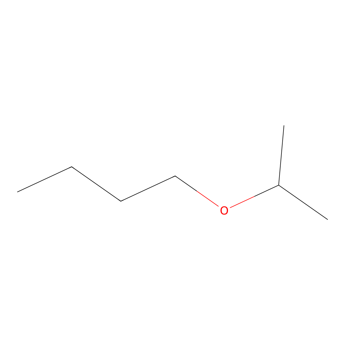 Butane, 1-(1-methylethoxy)- molecular structure, CAS 1860-27-1