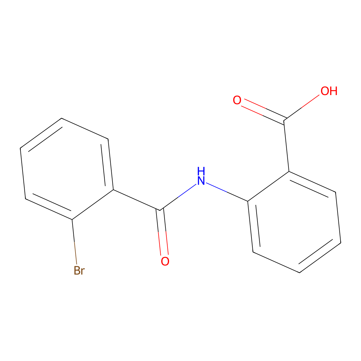 2-[(2-Bromobenzoyl)amino]benzoic acid molecular structure, CAS 18600-62-9