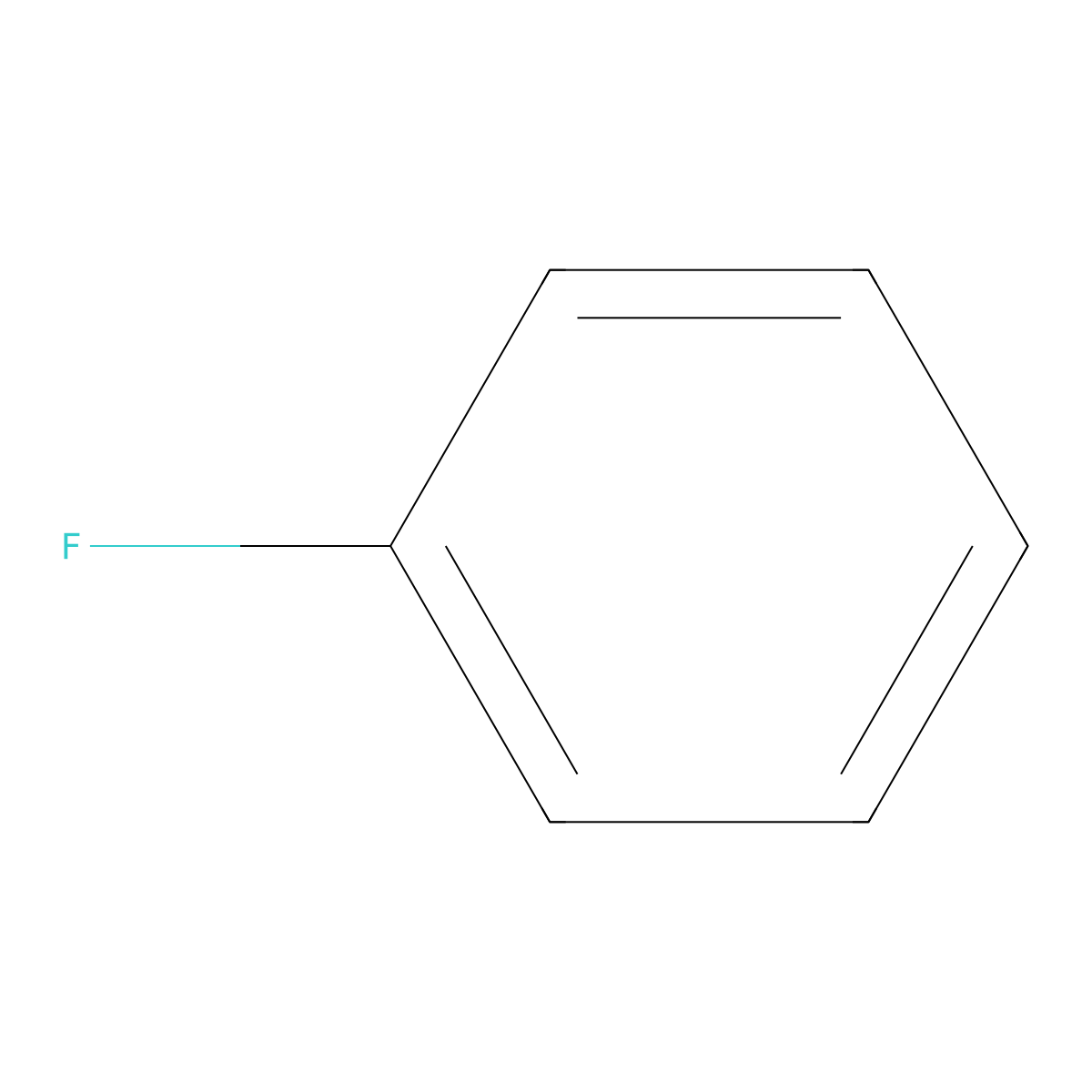Fluorobenzene molecular structure, CAS 186000-41-9