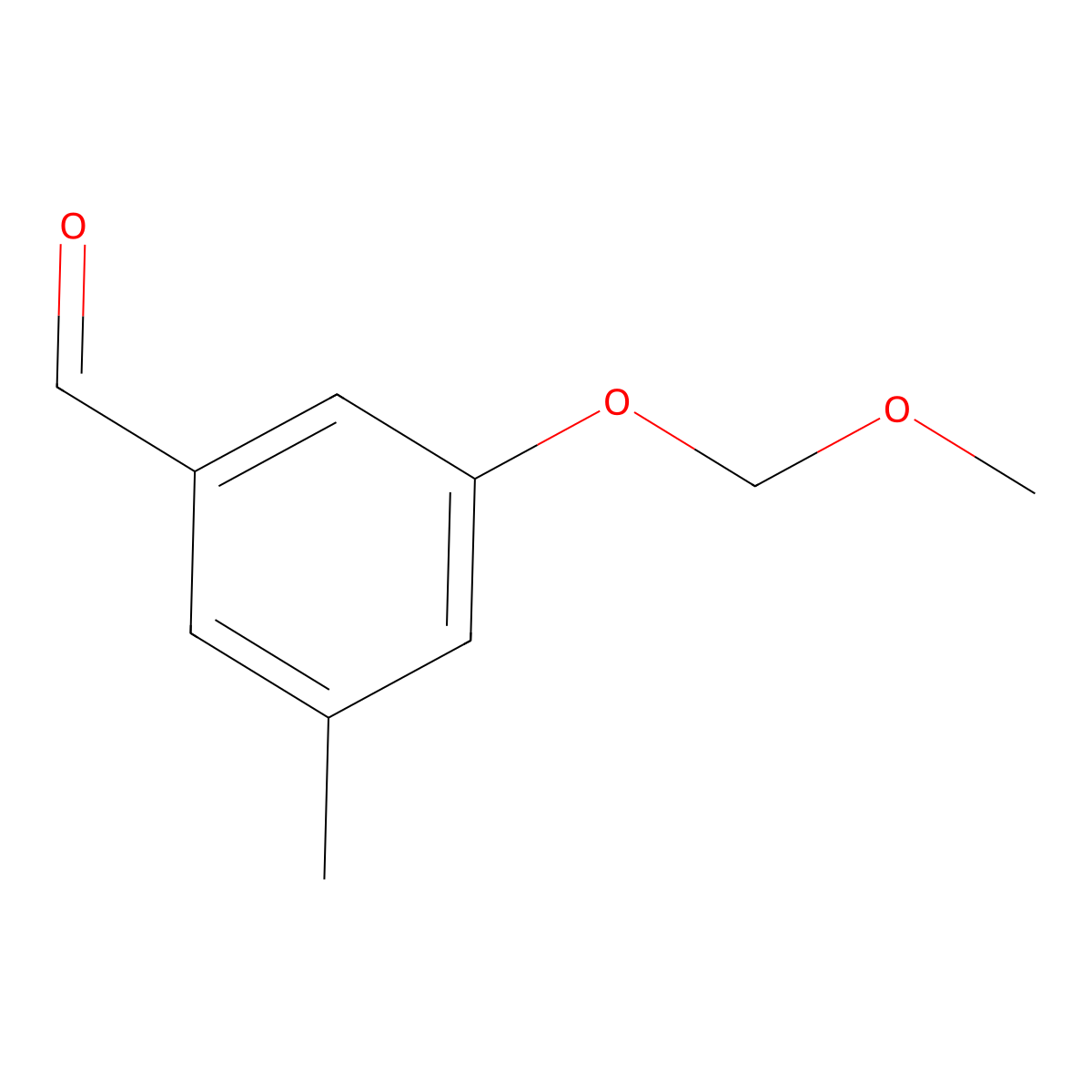 3-(Methoxymethoxy)-5-methylbenzaldehyde molecular structure, CAS 186018-61-1
