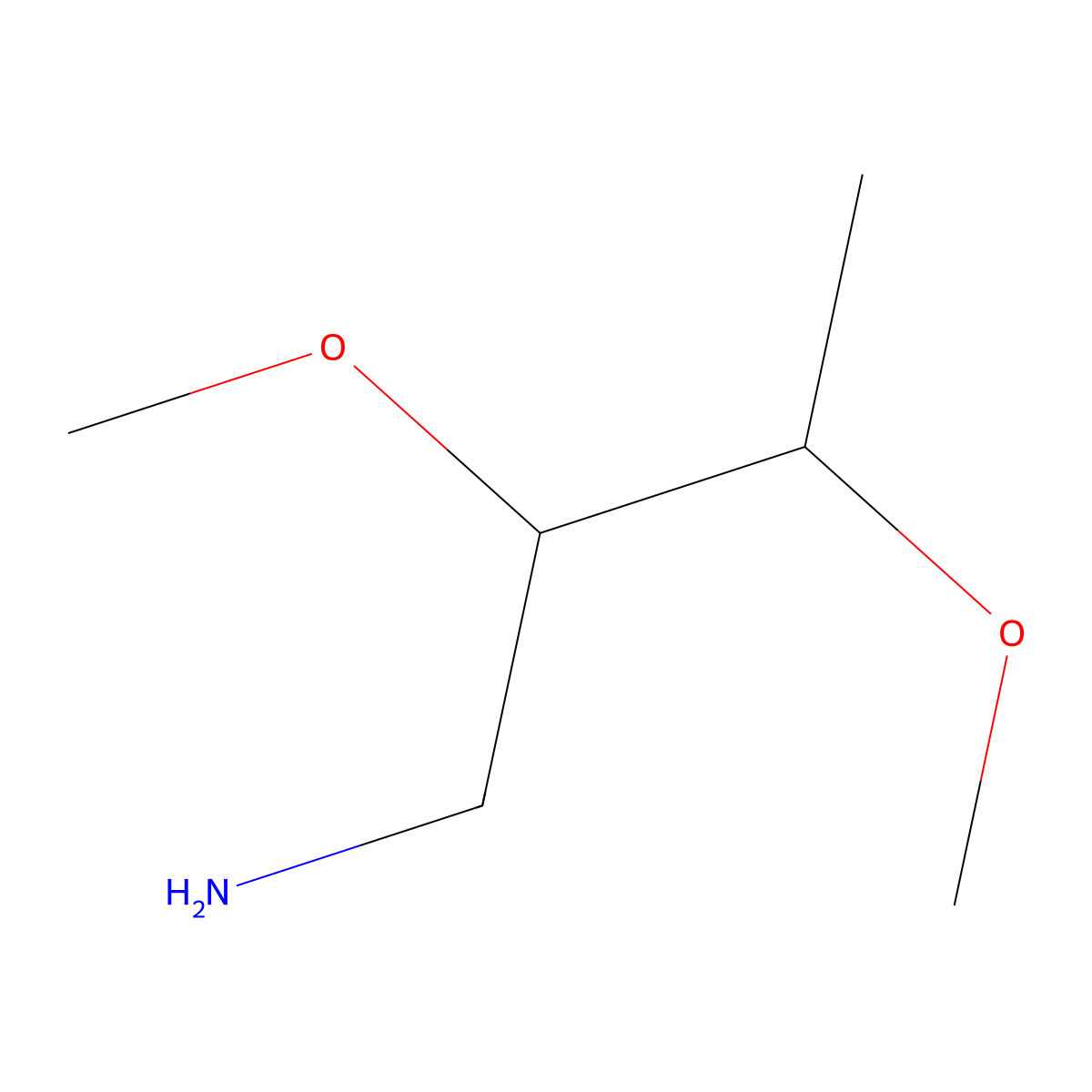 2,3-Dimethoxybutan-1-amine molecular structure, CAS 1860261-41-1