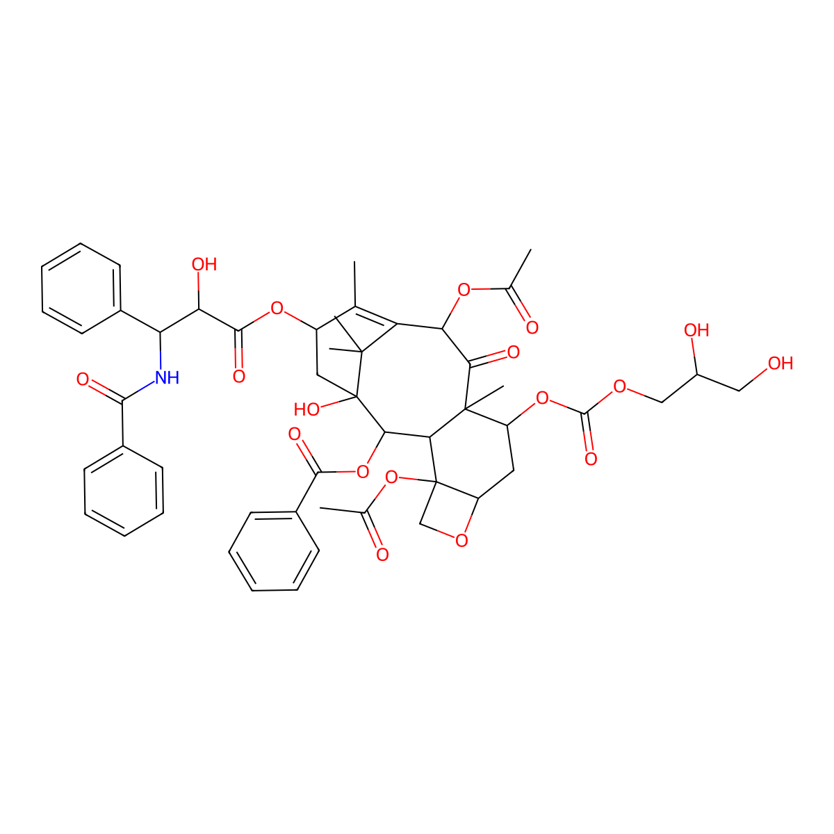 Protaxel molecular structure, CAS 186040-50-6