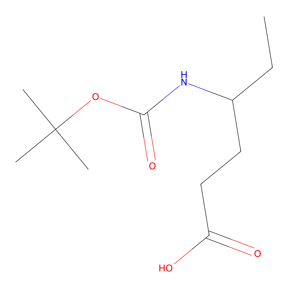4-{[(Tert-butoxy)carbonyl]amino}hexanoic acid molecular structure, CAS 1860404-97-2