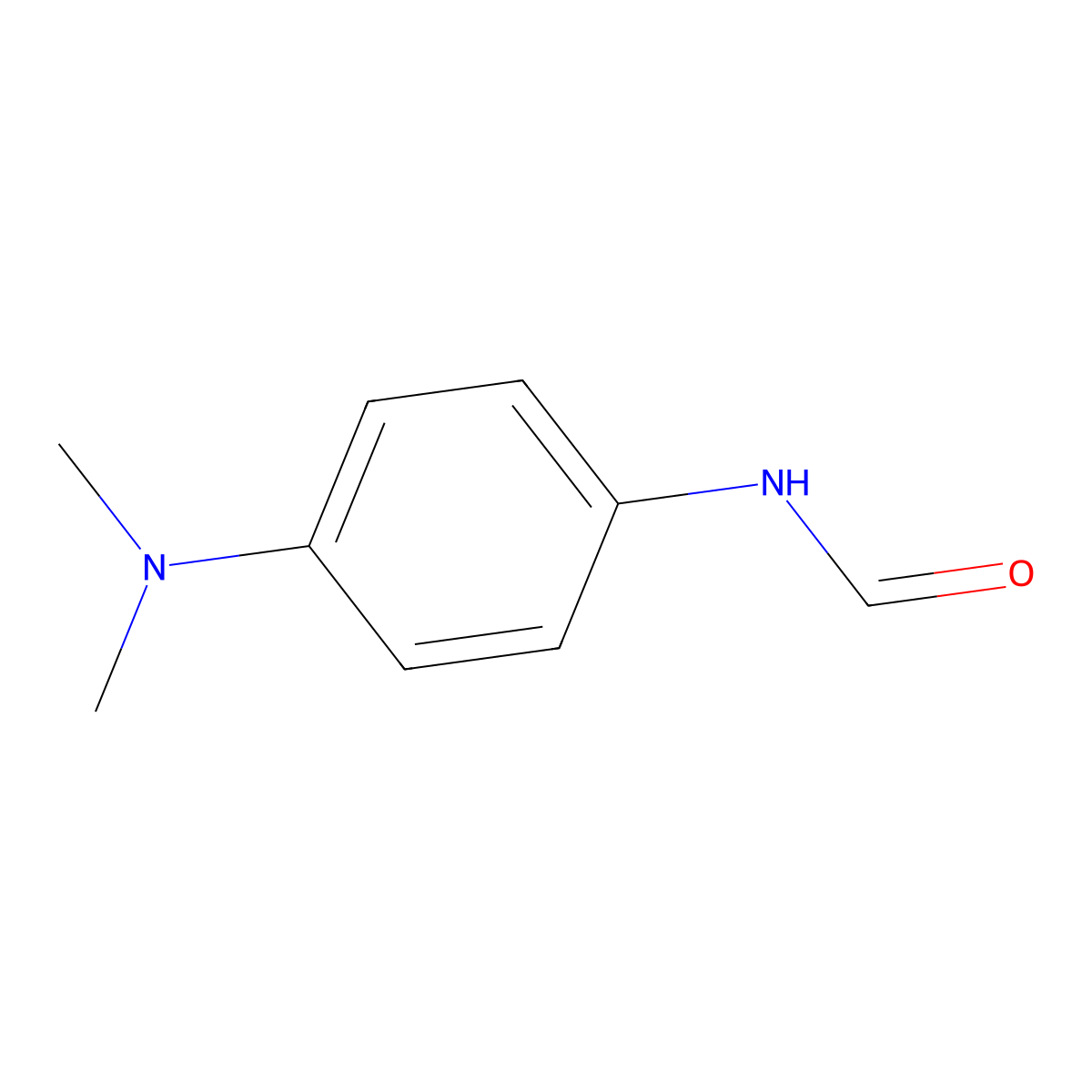 Formamide, N-[4-(dimethylamino)phenyl]- molecular structure, CAS 18606-63-8