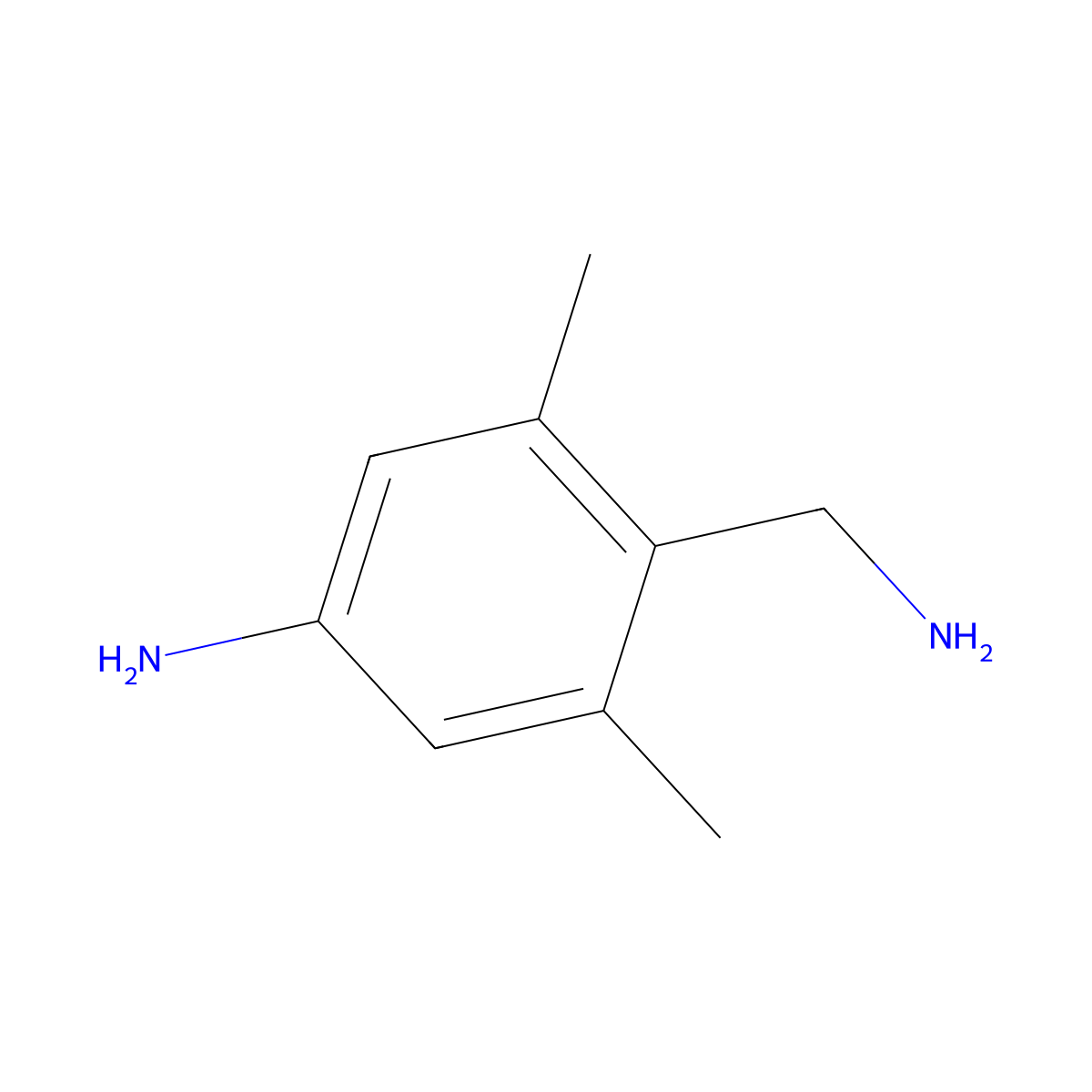 4-(Aminomethyl)-3,5-dimethylaniline molecular structure, CAS 1860894-39-8