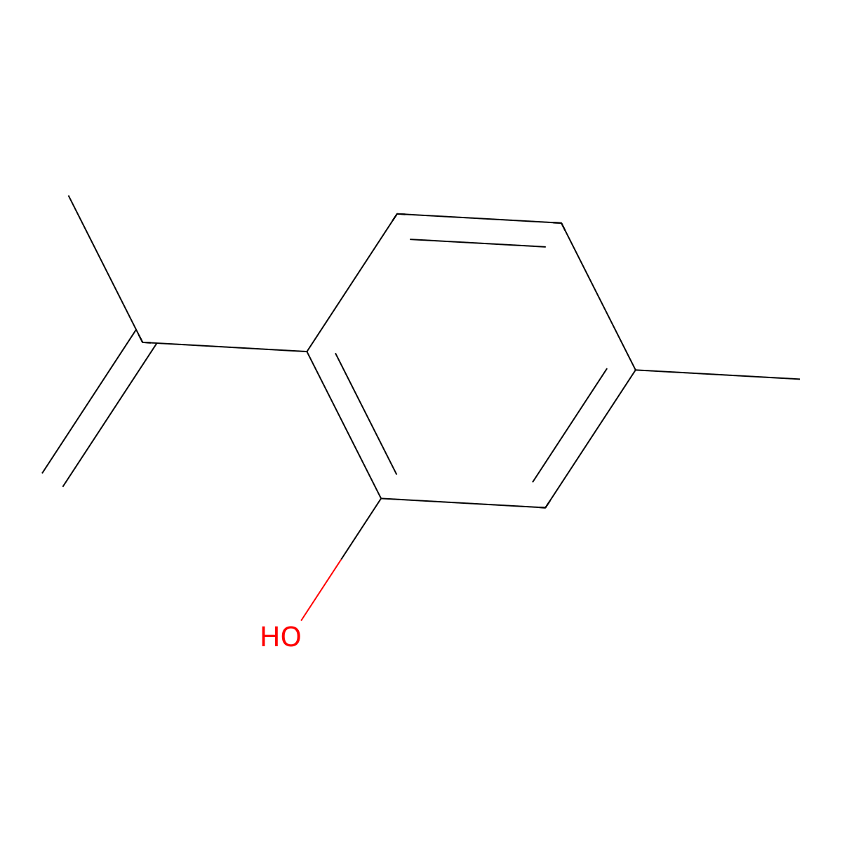 8,9-Dehydrothymol molecular structure, CAS 18612-99-2