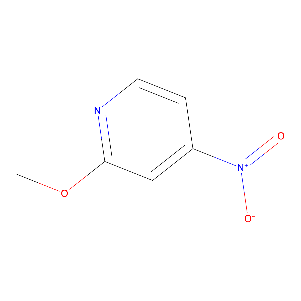 2-Methoxy-4-nitropyridine molecular structure, CAS 18614-54-5