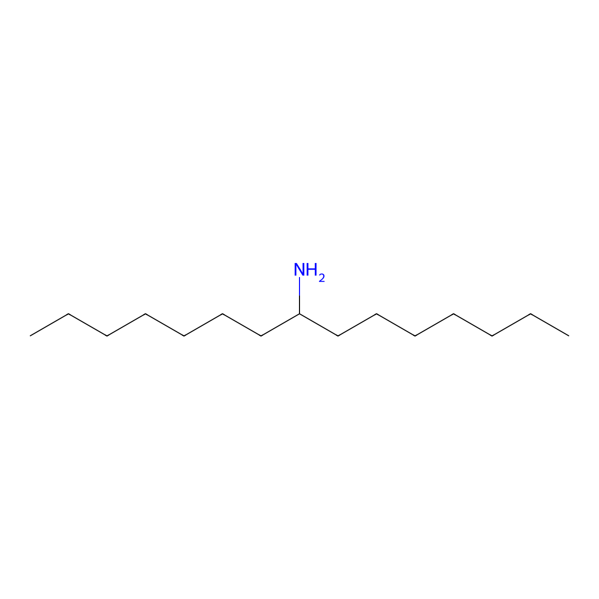 8-Pentadecanamine molecular structure, CAS 18618-64-9