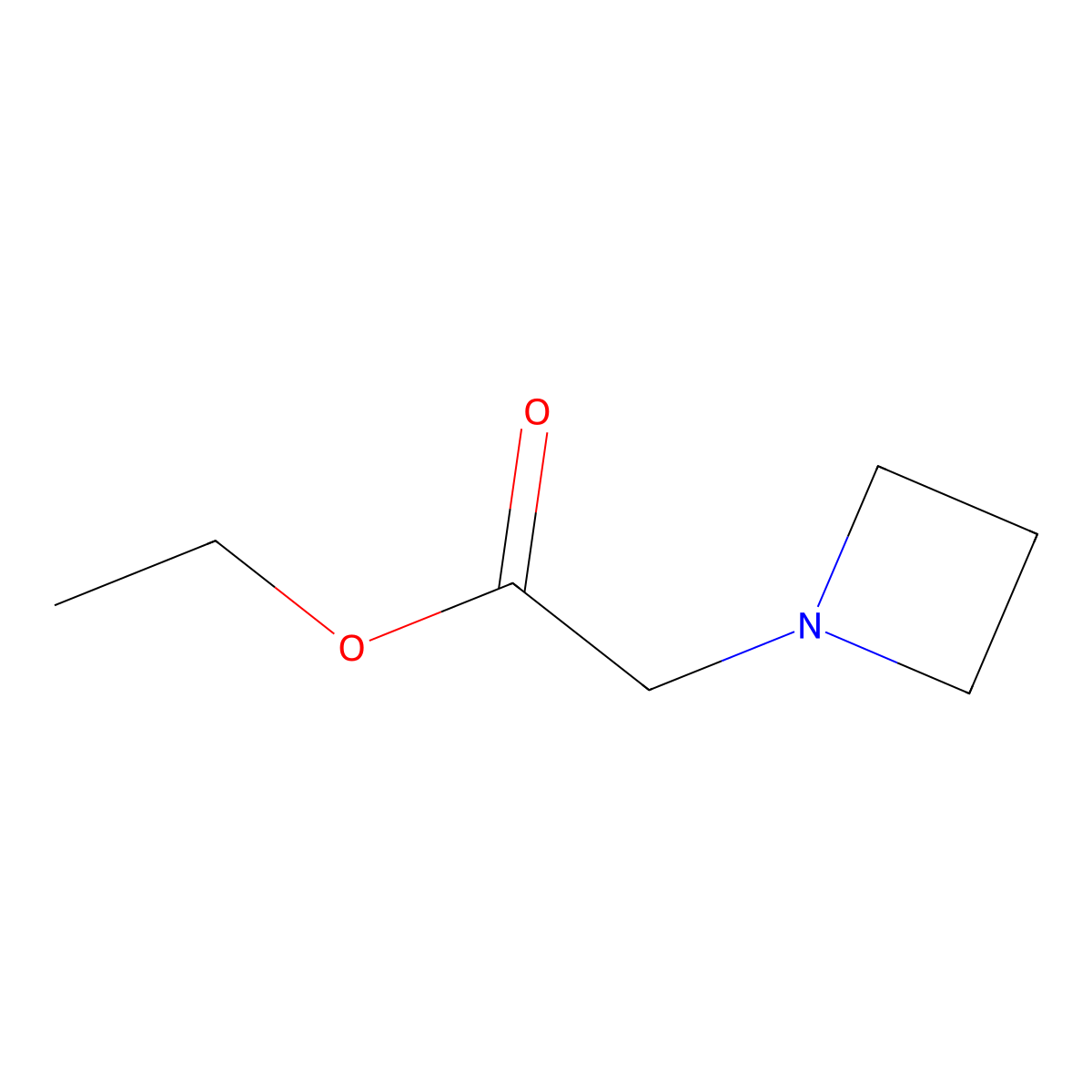 Ethyl 2-(azetidin-1-yl)acetate molecular structure, CAS 1861906-66-2